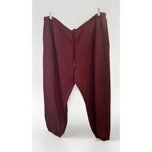 Cozy Earth Women’s Joggers Sweatpants Maroon 3XL Soft Stretchy Pants